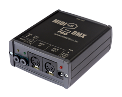 midi2dmx - professional midi to dmx commands converter